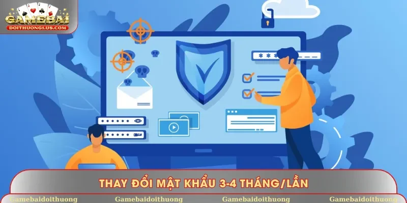 Nên đổi mật khẩu định kỳ tránh sự cố bất ngờ