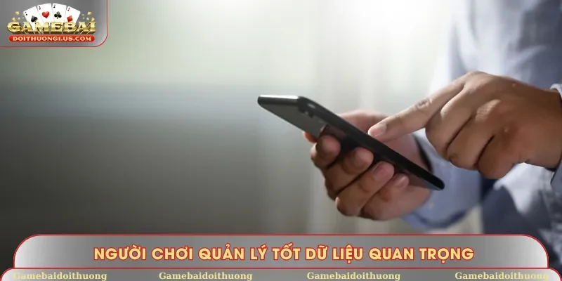 Nhiệm vụ của hội viên là quản lý dữ liệu cá nhân tốt