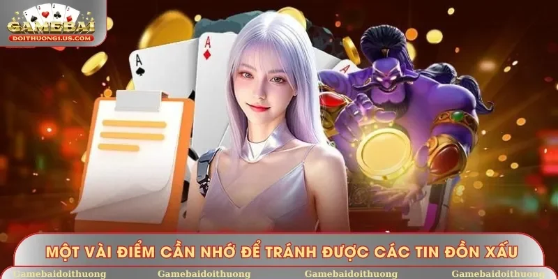 Một vài điểm cần nhớ để tránh được các tin đồn xấu